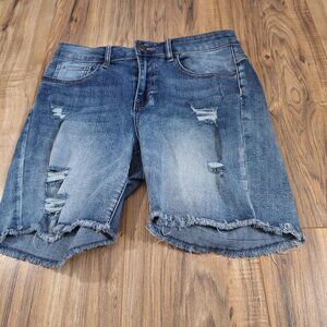 Grace & Lace distressed shorts size 6